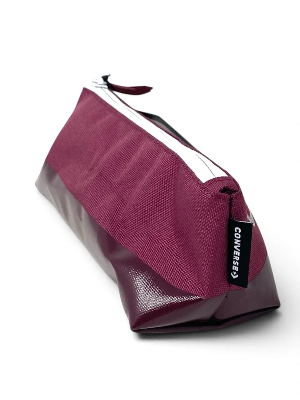 CONVERSE SPEED SUPPLY CASE PENCIL POUCH MAKE UP BAG (Maroon) NWOT